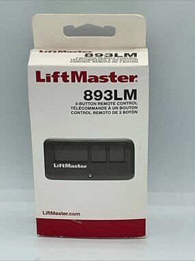 LiftMaster 893LM Security+ 3 Button Garage Door Opener Remote Control